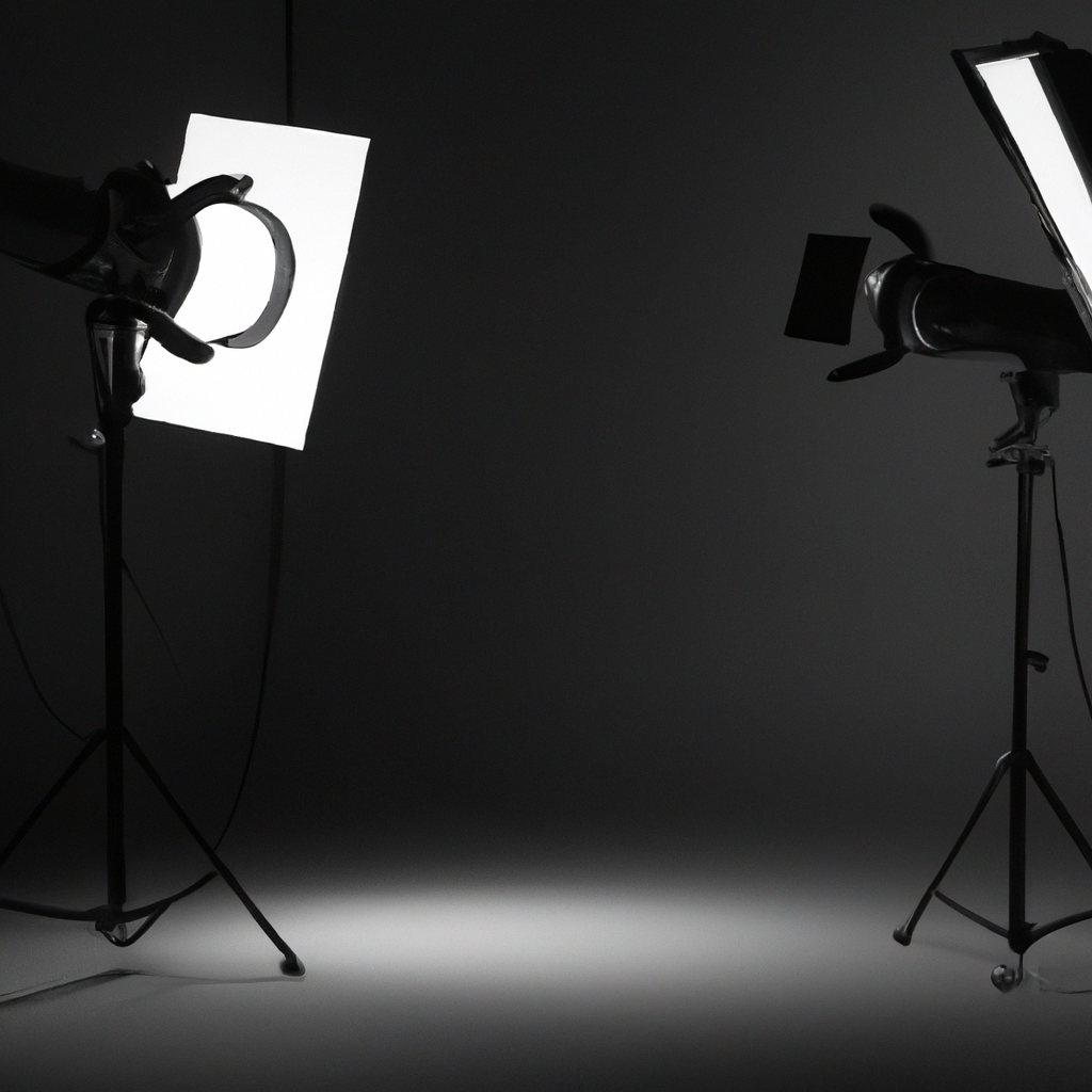 Interior del estudio minimalista